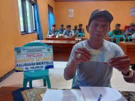 Koordinasi dan Pembagian Insentif Linmas Kalurahan Mertelu